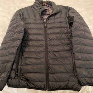 Hawke and Co Men’s Puffer Down Jacket (Black)